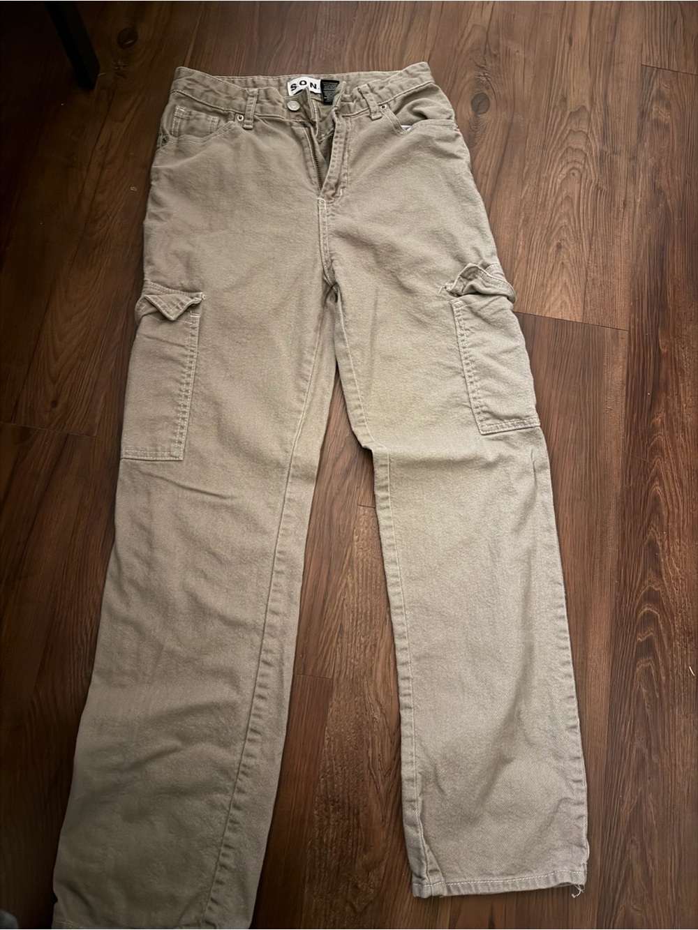 S.O.N.G Women’s Cargo Pants — Tan